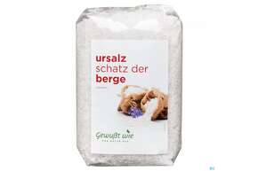 Sie sehen eine Packung Gewusst Wie Ursalz Grob 1kg, Produktbild: 01 Gewusst Wie Ursalz Grob 1kg, A-Nr.: 4743525 - 01