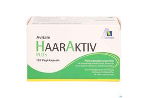 Sie sehen eine Packung Haar Aktiv Plus Vegikapseln 120st, Produktbild: 01 Haar Aktiv Plus Vegikapseln 120st, A-Nr.: 3831279 - 01