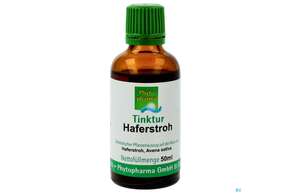 Sie sehen eine Packung Haferstroh Tinktur Phytopharma 50ml, Produktbild: 01 Haferstroh Tinktur Phytopharma 50ml, A-Nr.: 3107709 - 01