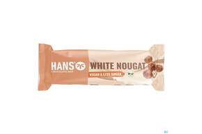 Sie sehen eine Packung Hans Schokoriegel Nougat Bio 30g, Produktbild: 01 Hans Schokoriegel Nougat Bio 30g, A-Nr.: 5717636 - 01