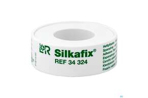 Sie sehen eine Packung Heftpflaster Silkafix 5mx 1,25cm 1st, Produktbild: 01 Heftpflaster Silkafix 5mx 1,25cm 1st, A-Nr.: 0473193 - 01