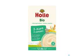 Sie sehen eine Packung Holle Demeter Bio 3-korn Brei 250g, Produktbild: 01 Holle Demeter Bio 3-korn Brei 250g, A-Nr.: 2364195 - 01