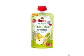 Holle Demeter Bio Fruechtepueree Ab 1 Jahr Fennel Frog Birne Apfel/fenchel 100g, A-Nr.: 5080736 - 01