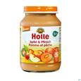 Sie sehen eine Packung Holle Demeter/glaeschen Apfel +pfirsich 190g, Produktbild: 01 Holle Demeter/glaeschen Apfel +pfirsich 190g, A-Nr.: 3587164 - 01
