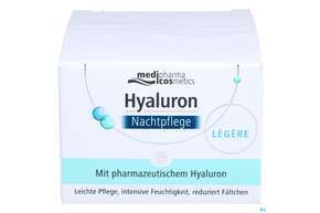 Sie sehen eine Packung Hyaluron Nachtpflege Legere Tg 50ml, Produktbild: 01 Hyaluron Nachtpflege Legere Tg 50ml, A-Nr.: 4914777 - 01