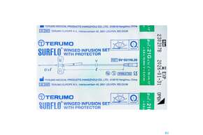 Injektionsspritzen U.zubeh. Butterfly/safety Perfusionsbesteck Surshield Surflo 21g 0,8x 1st, A-Nr.: 4172689 - 01