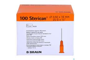 Injektionsspritzen U.zubeh. Einmalkanuelen Braun/sterican/heparin G25x5/8 0,50x16mm 46578 100st, A-Nr.: 3048562 - 01