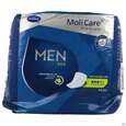 Sie sehen eine Packung Inkontinenz Molicare Premium/men Pad Tropfen 3 14st, Produktbild: 01 Inkontinenz Molicare Premium/men Pad Tropfen 3 14st, A-Nr.: 4918746 - 01