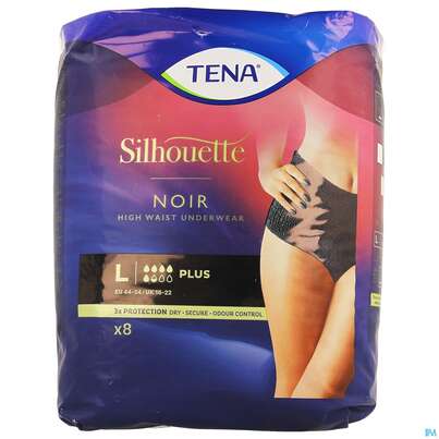 Inkontinenz Tena/silhouette Plus Noir L 8st, A-Nr.: 5108759 - 01