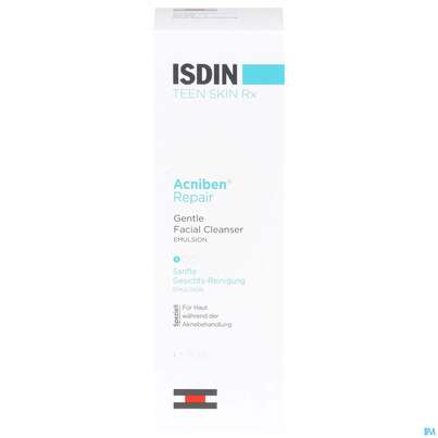 Sie sehen eine Packung Isdin Acniben Rx Emulsion 180ml, Produktbild: 01 Isdin Acniben Rx Emulsion 180ml, A-Nr.: 5570400 - 01