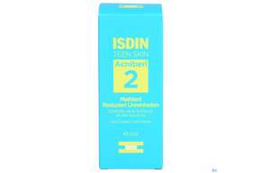 Sie sehen eine Packung Isdin Acniben/teen Gel Cream 40ml, Produktbild: 01 Isdin Acniben/teen Gel Cream 40ml, A-Nr.: 5589368 - 01