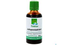 Sie sehen eine Packung Johanniskraut Tinktur Phytopharma 50ml, Produktbild: 01 Johanniskraut Tinktur Phytopharma 50ml, A-Nr.: 3107804 - 01