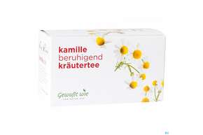Sie sehen eine Packung Kamillen Tee Gewusst Wie Beute 20st, Produktbild: 01 Kamillen Tee Gewusst Wie Beute 20st, A-Nr.: 4622661 - 01
