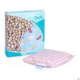 Kirschkernkissen Baby 10x10cm Kariert Weiss/rosa 40153 1st, A-Nr.: 5823172 - 05