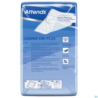 Krankenunterlagen Attends Cover Dri Plus 60x 60cm 50st, A-Nr.: 2777537 - 03