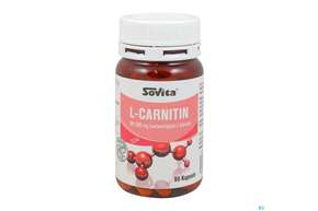 Sie sehen eine Packung L-carnitin Kapseln Sovita 90st, Produktbild: 01 L-carnitin Kapseln Sovita 90st, A-Nr.: 3862972 - 01