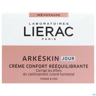 Sie sehen eine Packung Lierac Arkeskin The Menopause Day Cream 50ml, Produktbild: 01 Lierac Arkeskin The Menopause Day Cream 50ml, A-Nr.: 5441128 - 01
