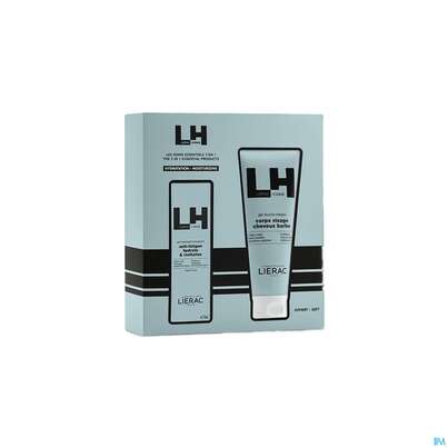 Sie sehen eine Packung Lierac Homme Set/moist Gel 50ml +shower-gel 200ml 1st, Produktbild: 02 Lierac Homme Set/moist Gel 50ml +shower-gel 200ml 1st, A-Nr.: 5764771 - 02