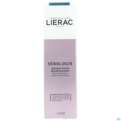 Sie sehen eine Packung Lierac Sebologie Maske 50ml, Produktbild: 01 Lierac Sebologie Maske 50ml, A-Nr.: 4881500 - 01