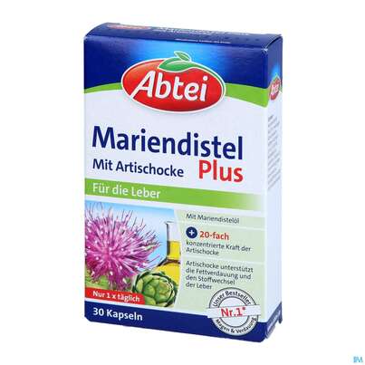 Sie sehen eine Packung Mariendistel Oel Kapseln Abtei Titandioxidfrei 50000 30st, Produktbild: 02 Mariendistel Oel Kapseln Abtei Titandioxidfrei 50000 30st, A-Nr.: 5720466 - 02