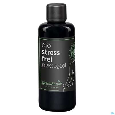 Sie sehen eine Packung Massage Oel Gewusst Wie Stressfrei 100ml, Produktbild: 01 Massage Oel Gewusst Wie Stressfrei 100ml, A-Nr.: 5711645 - 01