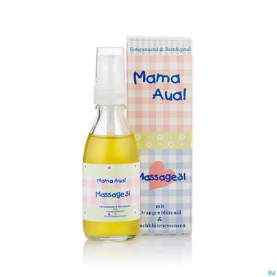 Sie sehen eine Packung Massage Oel Mama-aua 50ml, Produktbild: 02 Massage Oel Mama-aua 50ml, A-Nr.: 4174671 - 02