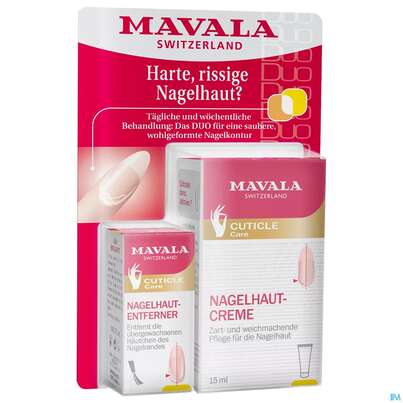 Sie sehen eine Packung Mavala Duo 420 Rissige Nagelhaut 20ml, Produktbild: 02 Mavala Duo 420 Rissige Nagelhaut 20ml, A-Nr.: 4270481 - 02