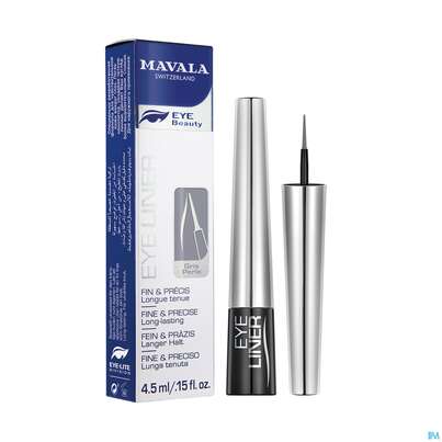 Sie sehen eine Packung Mavala Eyeliner Gris Perle/perlgrau 935.5 4,5ml, Produktbild: 03 Mavala Eyeliner Gris Perle/perlgrau 935.5 4,5ml, A-Nr.: 3651100 - 03