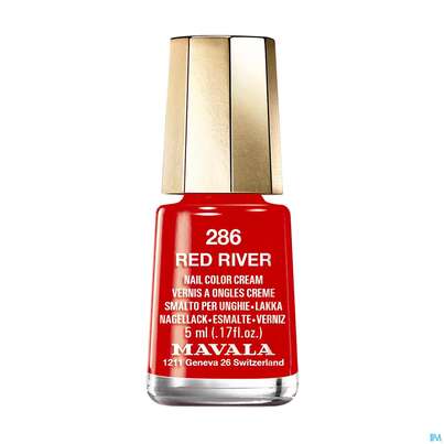Sie sehen eine Packung Mavala Nagellacke 286 Red River 5ml, Produktbild: 02 Mavala Nagellacke 286 Red River 5ml, A-Nr.: 4515907 - 02