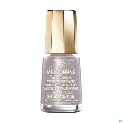 Sie sehen eine Packung Mavala Nagellacke 51 Melbourne 5ml, Produktbild: 02 Mavala Nagellacke 51 Melbourne 5ml, A-Nr.: 4773495 - 02