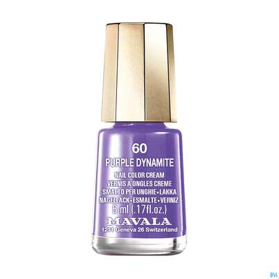 Sie sehen eine Packung Mavala Nagellacke 60 Purple Dyn 5ml, Produktbild: 02 Mavala Nagellacke 60 Purple Dyn 5ml, A-Nr.: 5206580 - 02