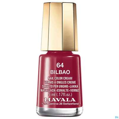 Sie sehen eine Packung Mavala Nagellacke 64 Bilbao 5ml, Produktbild: 01 Mavala Nagellacke 64 Bilbao 5ml, A-Nr.: 3652602 - 01