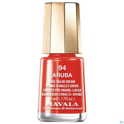 Sie sehen eine Packung Mavala Nagellacke 94 Aruba 5ml, Produktbild: 01 Mavala Nagellacke 94 Aruba 5ml, A-Nr.: 4405892 - 01