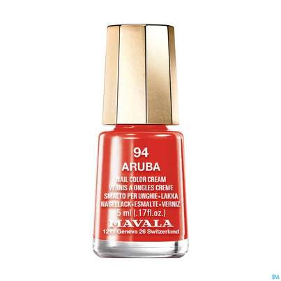 Sie sehen eine Packung Mavala Nagellacke 94 Aruba 5ml, Produktbild: 02 Mavala Nagellacke 94 Aruba 5ml, A-Nr.: 4405892 - 02