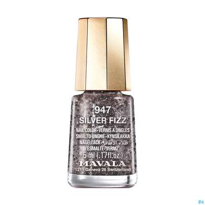 Sie sehen eine Packung Mavala Nagellacke 947 Silver Fizz 5ml, Produktbild: 02 Mavala Nagellacke 947 Silver Fizz 5ml, A-Nr.: 5827721 - 02