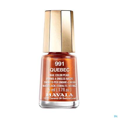 Sie sehen eine Packung Mavala Nagellacke 991 Quebec 5ml, Produktbild: 02 Mavala Nagellacke 991 Quebec 5ml, A-Nr.: 4909109 - 02