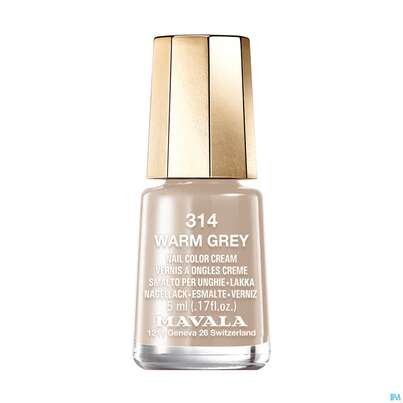 Sie sehen eine Packung Mavala Nagellacke Sublime 314 Warm Grey 5ml, Produktbild: 02 Mavala Nagellacke Sublime 314 Warm Grey 5ml, A-Nr.: 4152095 - 02