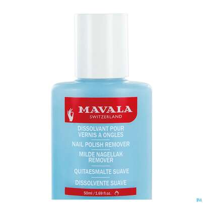 Sie sehen eine Packung Mavala Nagellackentferner Blau 50ml, Produktbild: 01 Mavala Nagellackentferner Blau 50ml, A-Nr.: 3965436 - 01
