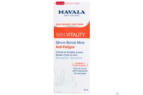 Sie sehen eine Packung Mavala Skin Vitality Serum 533.02 30ml, Produktbild: 01 Mavala Skin Vitality Serum 533.02 30ml, A-Nr.: 4910667 - 01