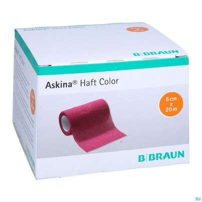 Mullbinden Askina Haft Fixierbinden Color Pink 20mx 6cm 1st, A-Nr.: 1778084 - 03