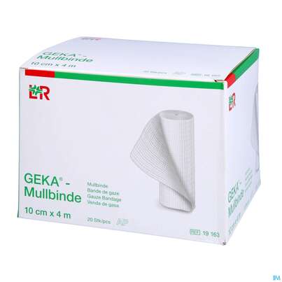 Mullbinden Geka/lose 4mx 10cm 20-f 20st, A-Nr.: 4341407 - 02