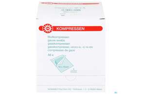 Mullkompressen Noba/17faedig Steril 8fach 10x 10cm 2x50 100st, A-Nr.: 2335928 - 01