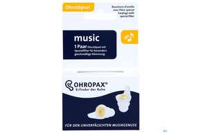 Ohrenschutz Ohropax Music Spezial Filter-1 Paar Pgerm 2st, A-Nr.: 4778475 - 01