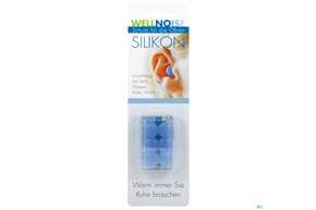 Ohrenschutz Wellnoise Ohrenstopfen Silikon Blister Blau 6st, A-Nr.: 3209456 - 01