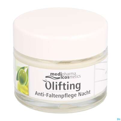 Sie sehen eine Packung Oliven Oel Dr.theiss Olifting Anti-falten Nachtpflege 50ml, Produktbild: 09 Oliven Oel Dr.theiss Olifting Anti-falten Nachtpflege 50ml, A-Nr.: 3445211 - 09
