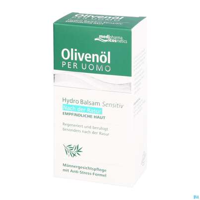 Sie sehen eine Packung Oliven Oel Dr.theiss Per Uomo Hydro Balsam Sensitiv 50ml, Produktbild: 04 Oliven Oel Dr.theiss Per Uomo Hydro Balsam Sensitiv 50ml, A-Nr.: 3698395 - 04