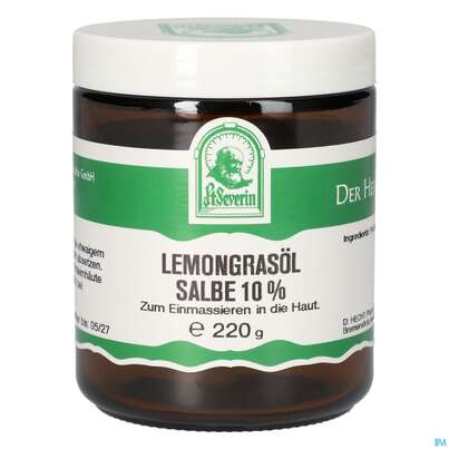 Pater Severin Lemongrasöl 10% Salbe, A-Nr.: 5676914 - 01