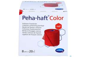 Peha-haft Color Latexfrei Red 20mx 8cm 1st, A-Nr.: 3879808 - 01