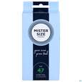Sie sehen eine Packung Praeservative Kondome Mister Size 47 10st, Produktbild: 01 Praeservative Kondome Mister Size 47 10st, A-Nr.: 5594116 - 01