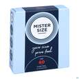 Sie sehen eine Packung Praeservative Kondome Mister Size 60 3st, Produktbild: 03 Praeservative Kondome Mister Size 60 3st, A-Nr.: 5594263 - 03